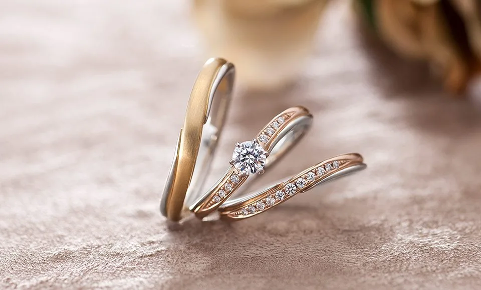 ステルジュラーレ セットリング Lead 婚約+結婚の重ね付け