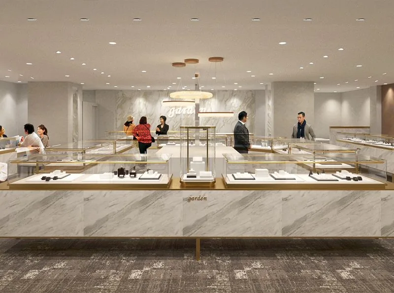 garden 和歌山 店内 ステルジュラーレ取扱店